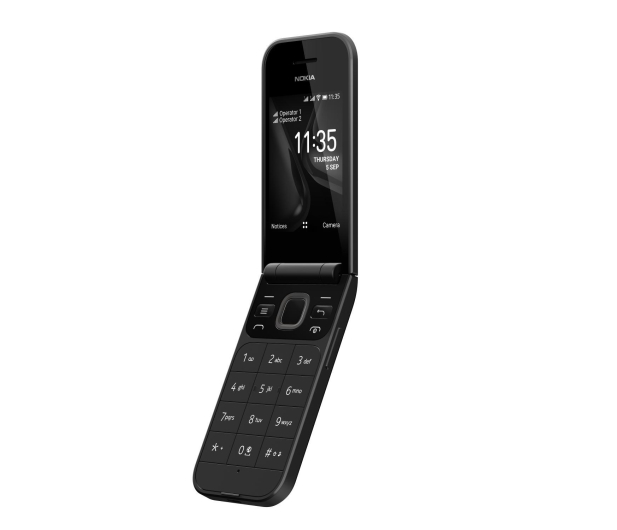 Nokia 2720 Flip Dual SIM Czarny - 518664 - zdjęcie 2